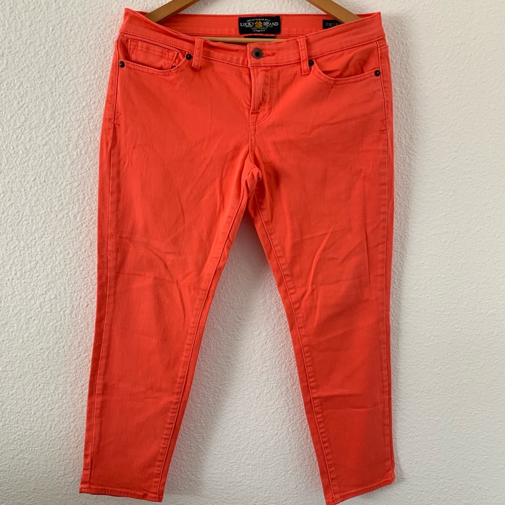 LUCKY 🍀 BRAND Zoe Straight Crop Jeans